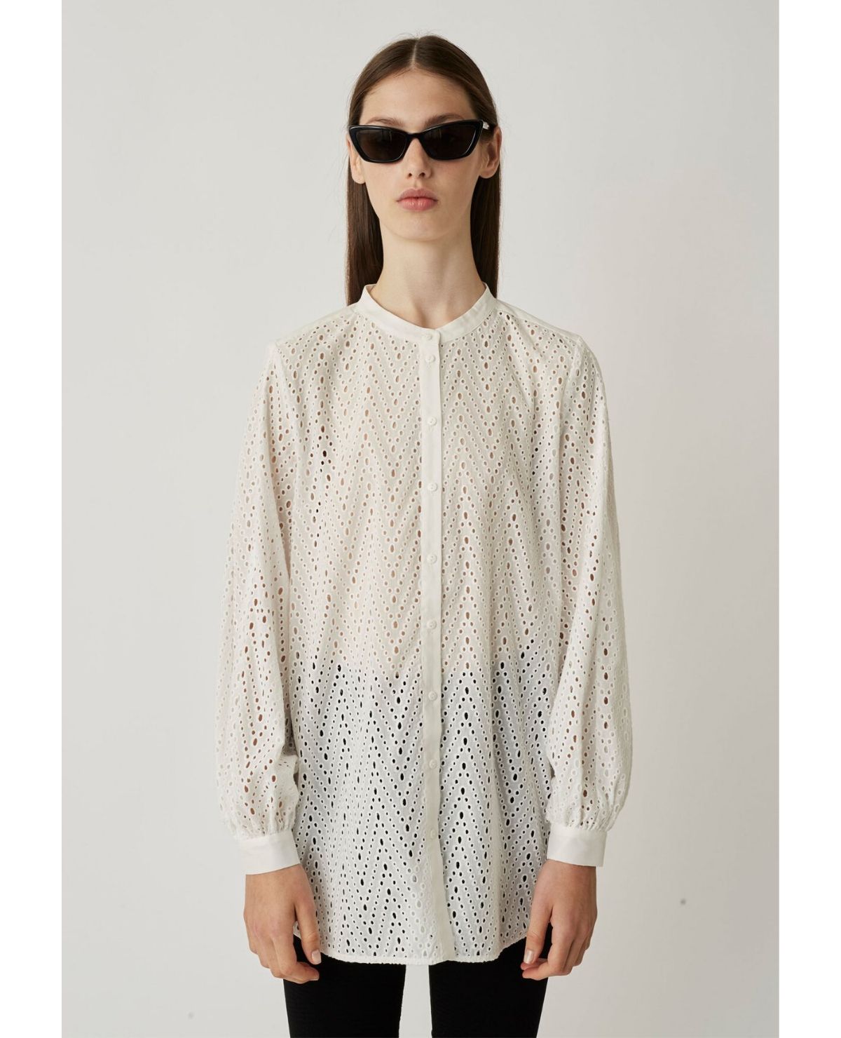 JUST FEMALE Naila Shirt / Brilliant White