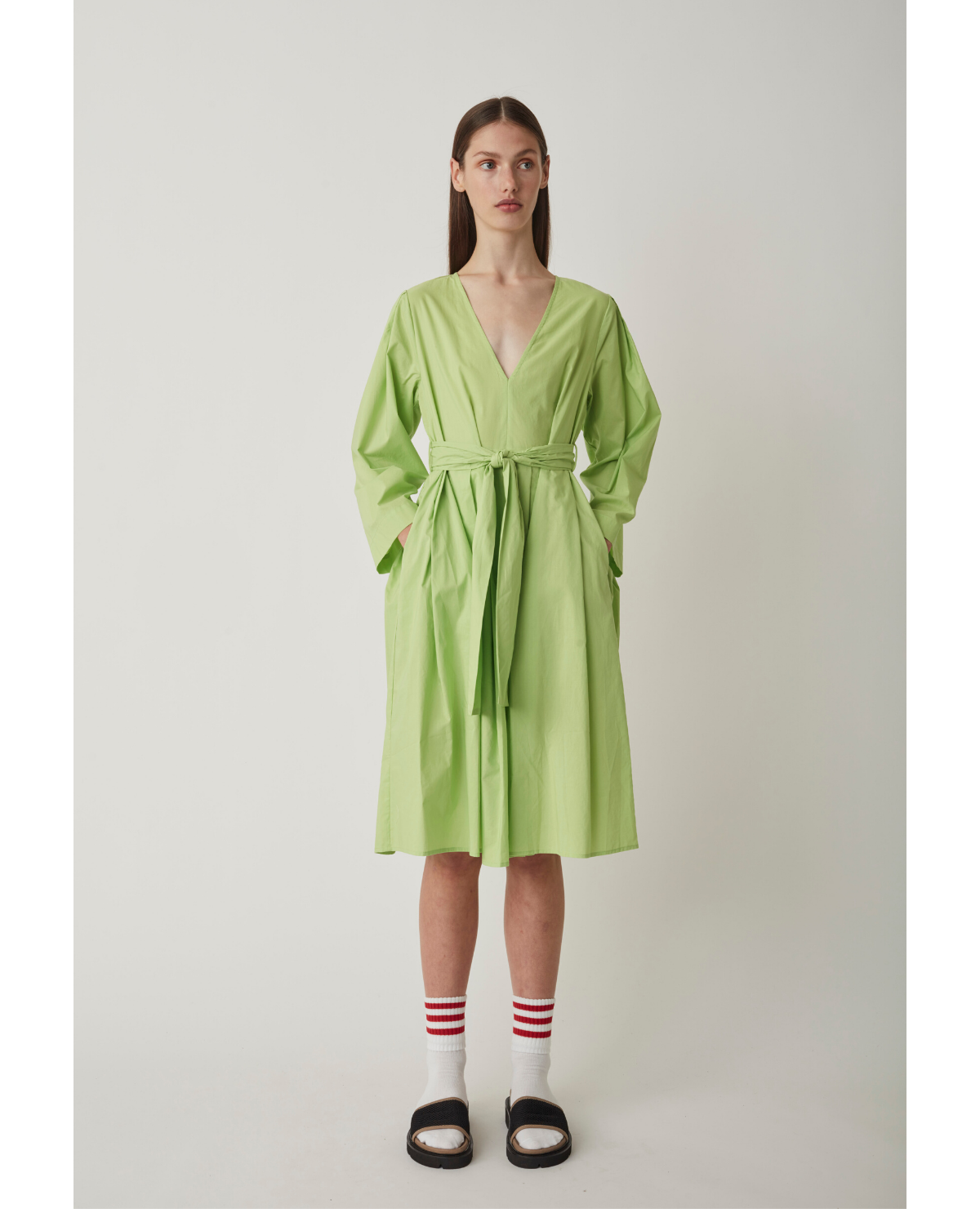 JUST FEMALE Verona Dress / Sap Green