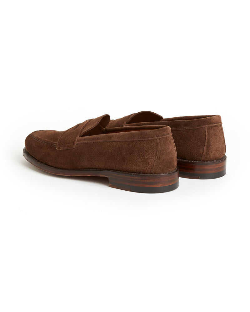 unlined suede loafers