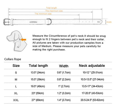 sizes