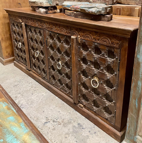 Revelations of Harmony: Antique Indian Furniture, Contemporary Rustic Elegance of Vintage Sideboards