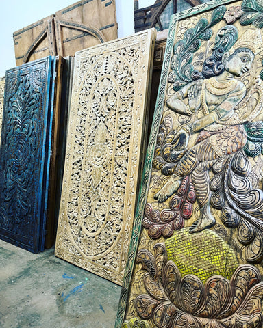 Reviving the Vintage Charm of Carved Wooden Doors