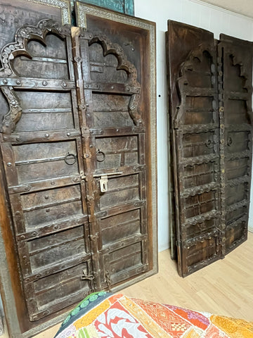 Antique Hand Carved Indian Doors