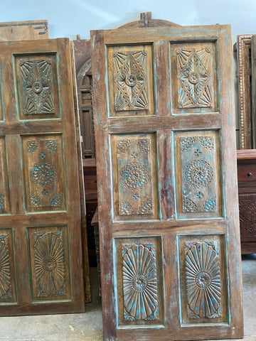 Unique Carved Barn Door