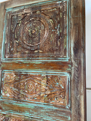 Organic design with doors with carvings inspired by nature create interiors are in harmony with the universe