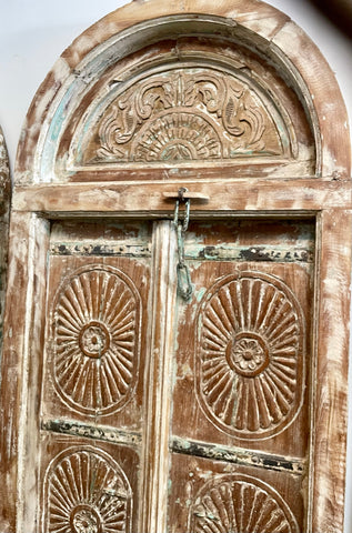 Antique arched door from india