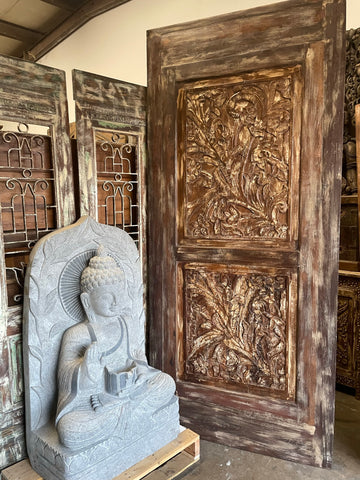 double carved door