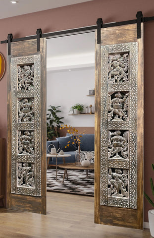 The Fusion of Traditional Indian Artistry and Modern Barn Doors