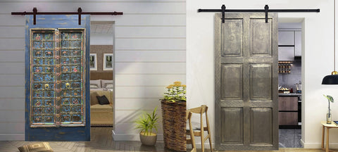 The Fusion of Traditional Indian Artistry and Modern Barn Doors