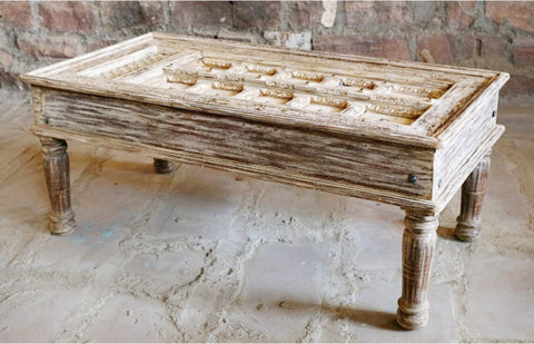 Rustic Carved Door Tables, Old World Decor