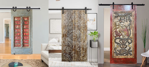 The Fusion of Traditional Indian Artistry and Modern Barn Doors