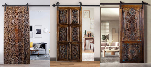 The Fusion of Traditional Indian Artistry and Modern Barn Doors