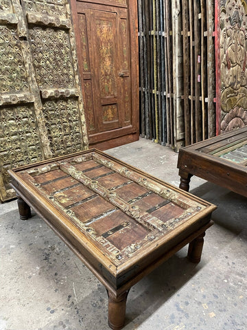 Rustic Carved Door Tables, Old World Decor