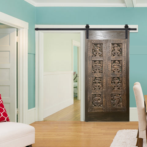 The Fusion of Traditional Indian Artistry and Modern Barn Doors