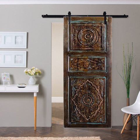 Organic design with doors with carvings inspired by nature create interiors are in harmony with the universe