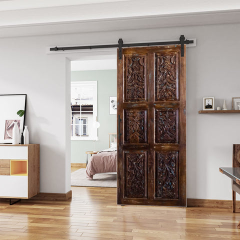 The Fusion of Traditional Indian Artistry and Modern Barn Doors