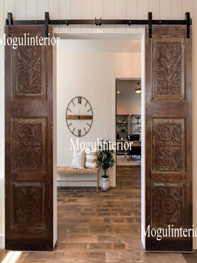 Decorate Your Yoga Studio with Antique Indian Carved Doors