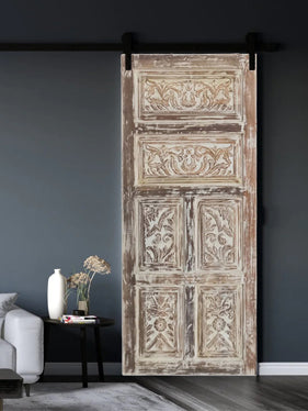 Reviving the Vintage Charm of Carved Wooden Doors