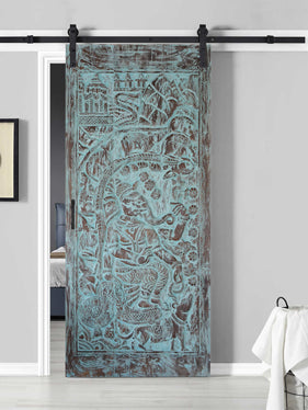 Embrace Nature's Artistry: Boutique Resort Interiors with Carved Doors