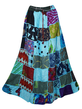 Maxi Skirts for Women, Boho Beach Wrap Skirts | Mogul Interior