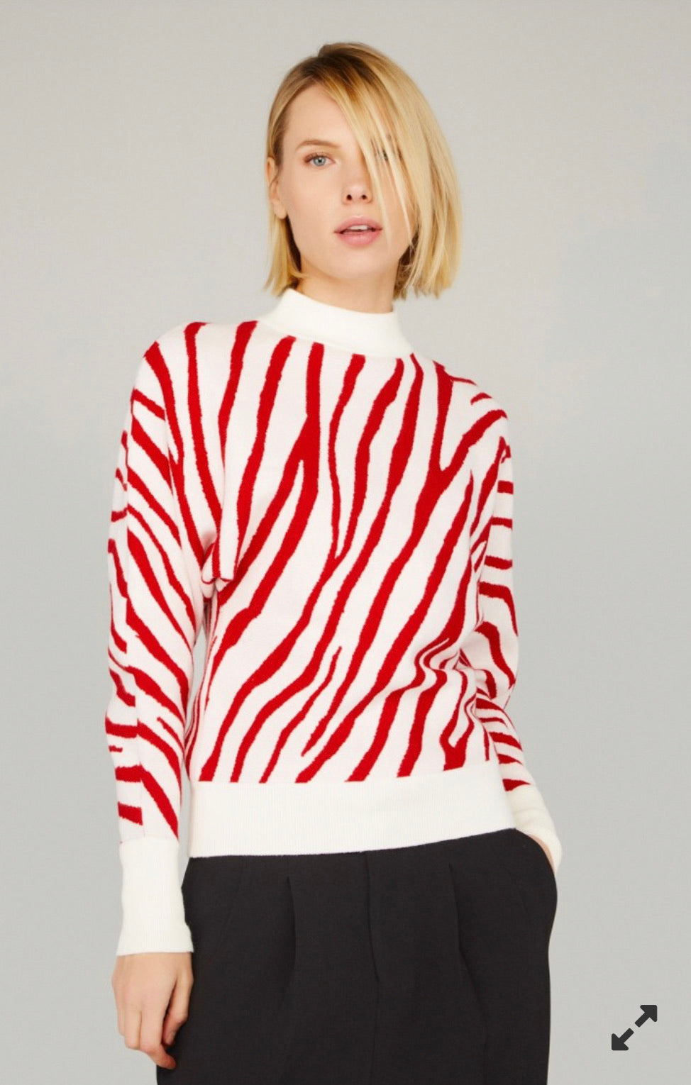 red tiger sweater