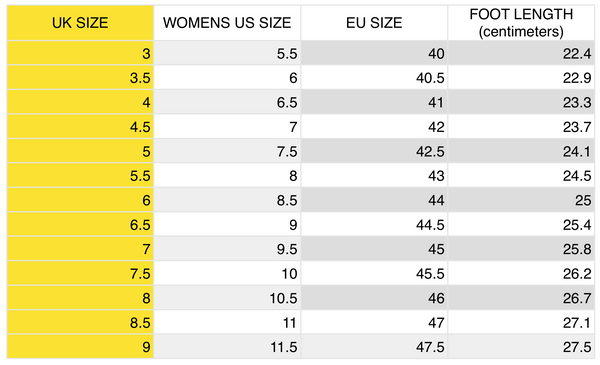 adidas mens sizes to women's