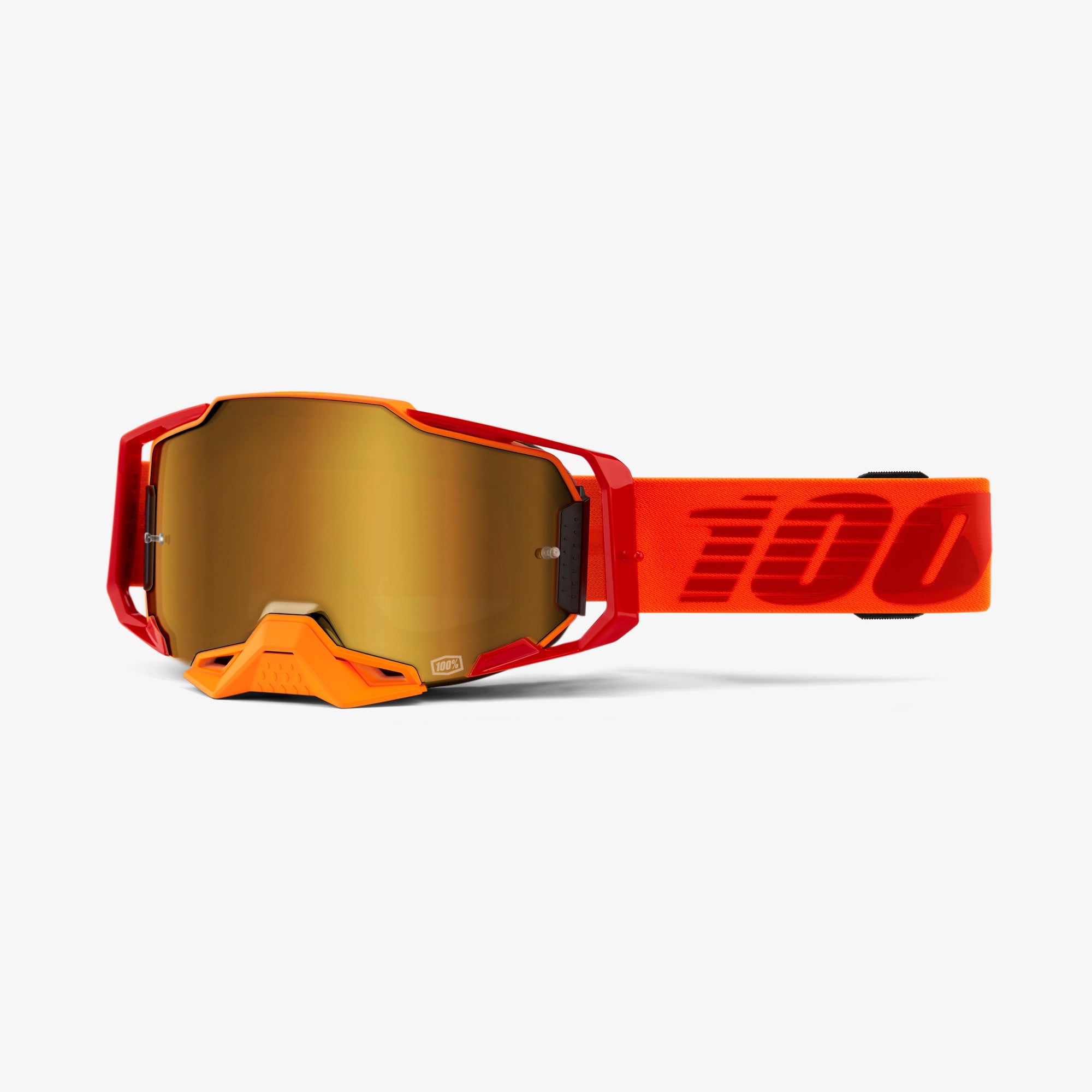 100 goggles orange