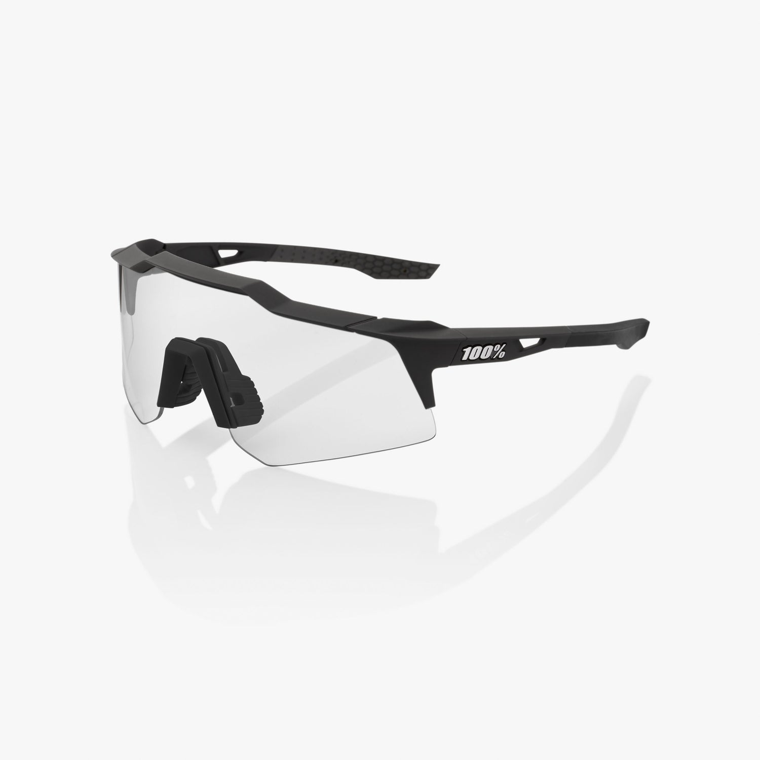 Speedcraft XS - Soft Tact Black - Smoke Lens Speedcraft XS | Ride 100%