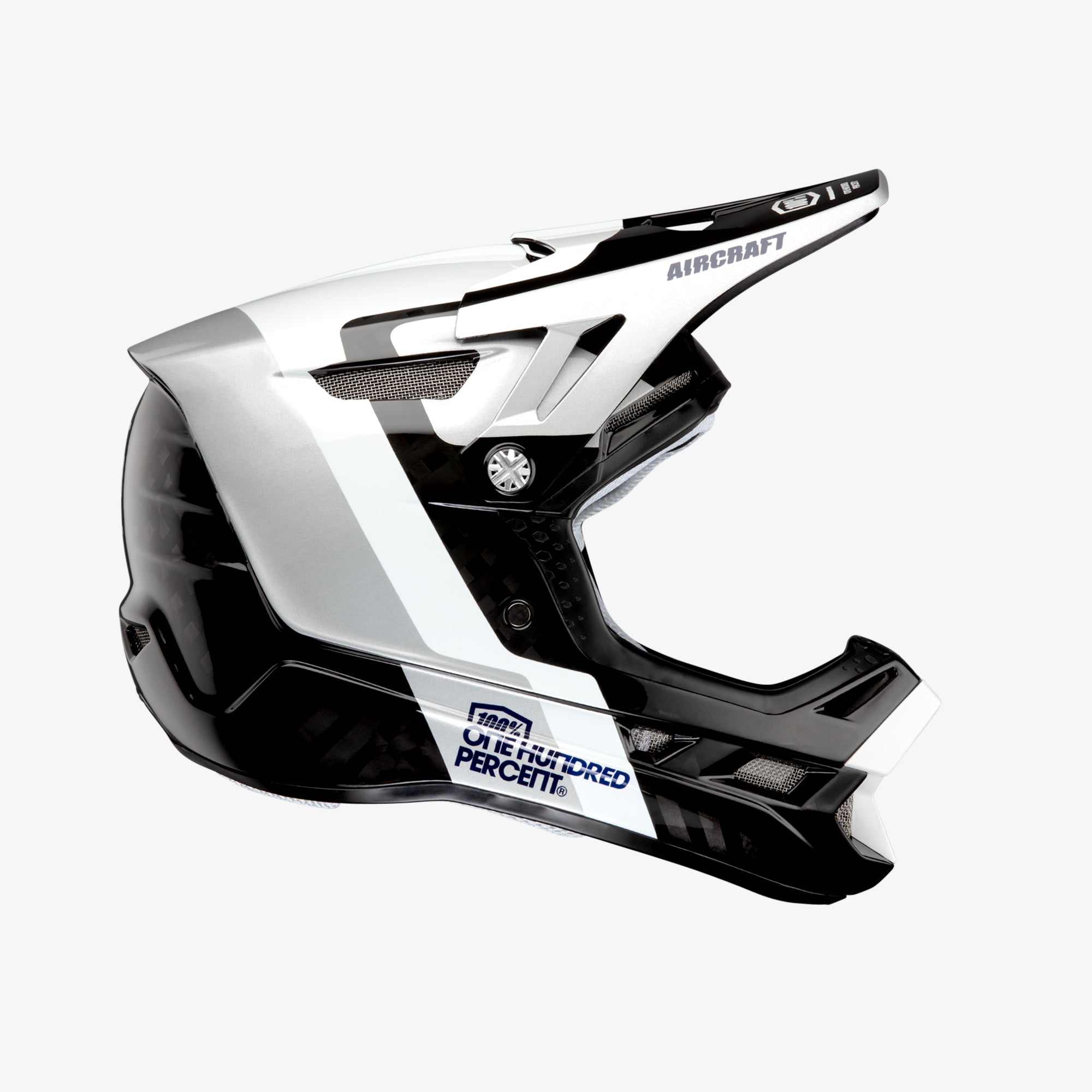 100 aircraft carbon mips helmet