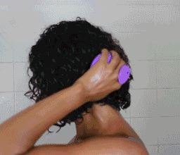 lavar o cabelo e os nutrientes