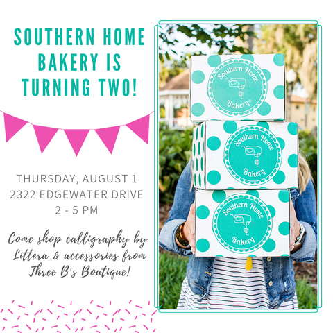 Southern Home Bakery Birthday Party August 1