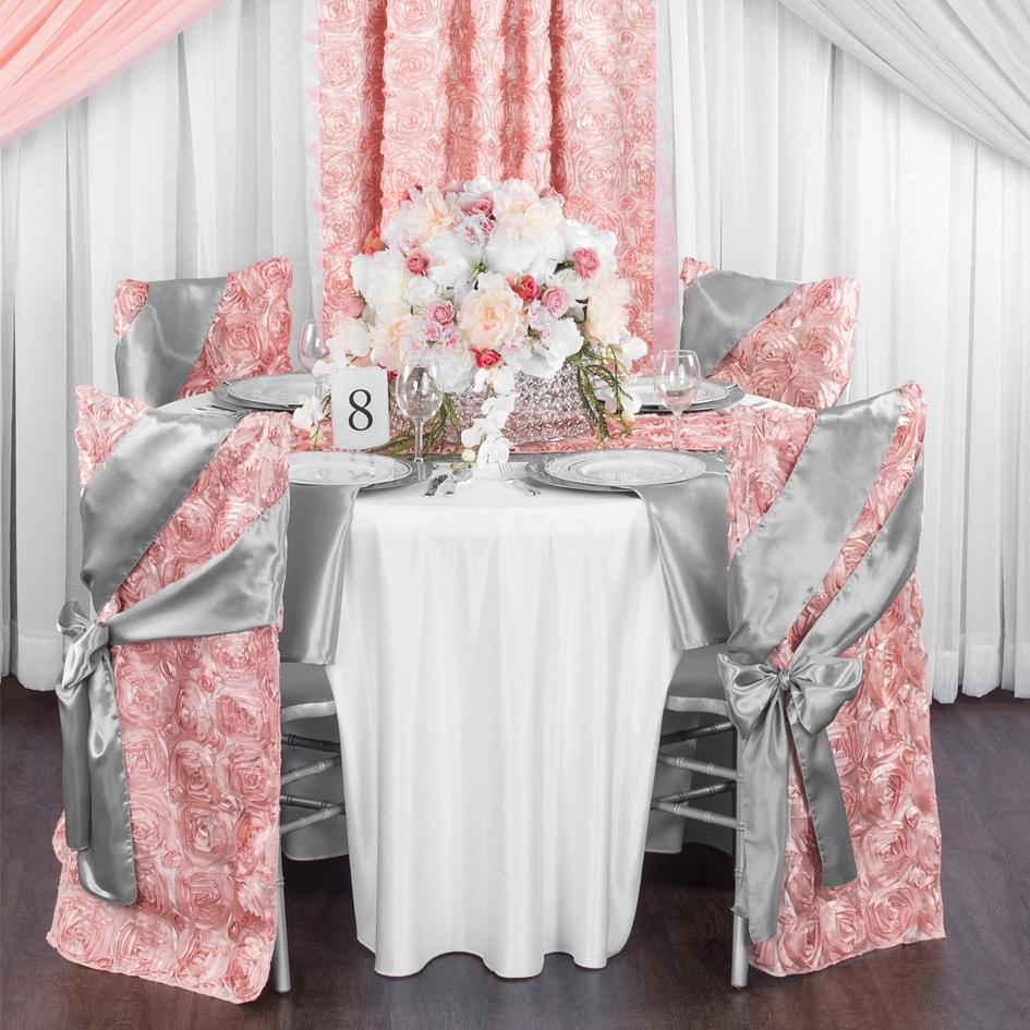 Reinventing The Blush Pink And Silver Wedding Cv Linens