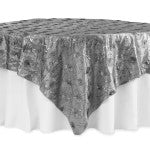 Taffeta Flower Sequin Tablecloth