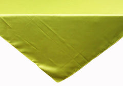 Square 72″ Satin Table Overlay – Apple Green
