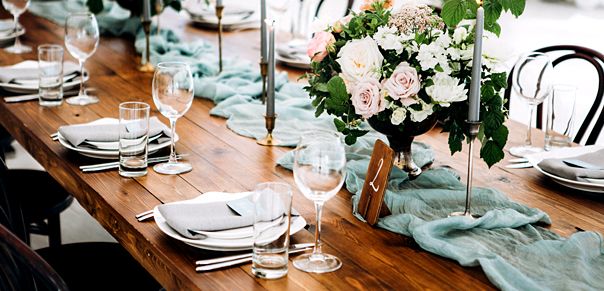 Cheesecloth Table Runner