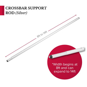 Crossbar support (drape support) rod 8ft to 14f