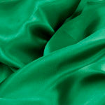 Emerald Satin Fabric Roll