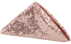 Glitz Sequin Napkin 20″x20″ – Blush/Rose Gold