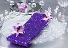 Glitz Sequin Napkin 20″x20″ – Purple