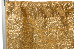 Glitz Sequin 8ft H x 52" W Drape/Backdrop panel - Gold