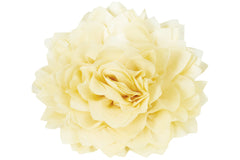 Jumbo Taffeta Fabric Flower - Ivory