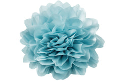 Jumbo Taffeta Fabric Flower - Baby Blue