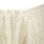 lace table skirt linens
