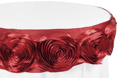 14FT Large Rosette Table Trim with Velcro - Apple Red
