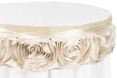 14FT Large Rosette Table Trim with Velcro - Champagne