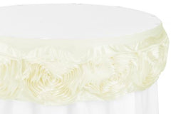14FT Large Rosette Table Trim with Velcro - Ivory
