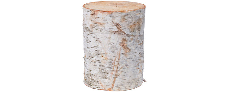 Birch Wood Stand – 8″High x 6″-8″ Diameter