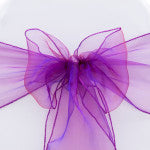 Magenta Organza Fabric Material