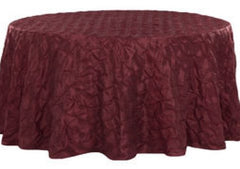 120" Pinchwheel Round Tablecloth - Apple Red