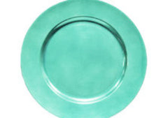 Plain Round 13″ Charger Plates – Turquoise